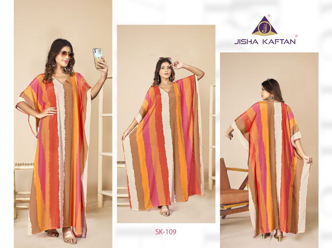 Jelite Silk Kaftan Vol 2 Islamic Digital Printed Wholesale Kaftan
